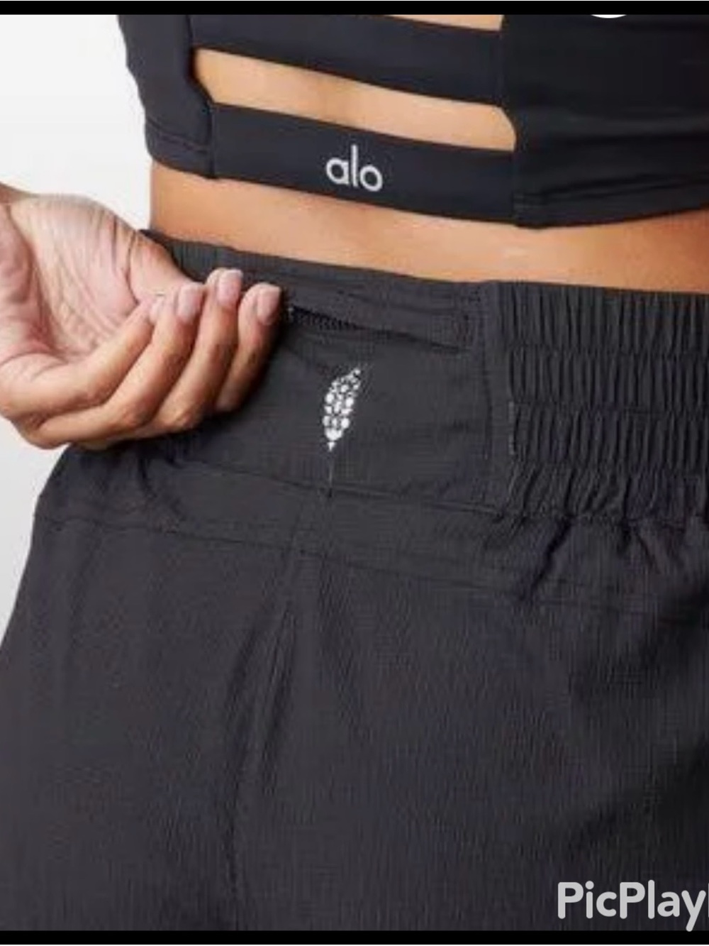 NWT Free People Get Your Flirt On Shorts Black (Size Large)
